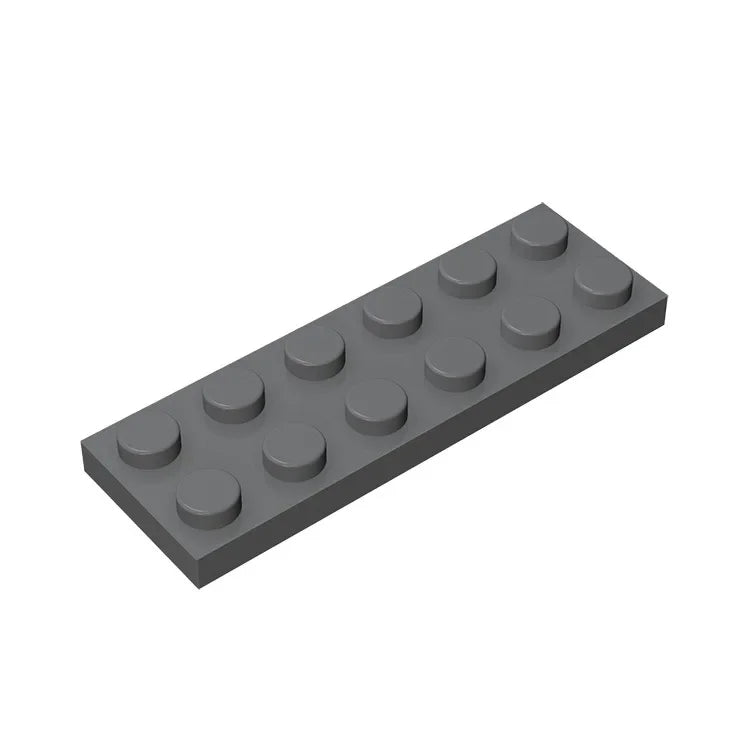 Plate 2 x 6 Building Block | Compatible Building Brick for DIY Creations