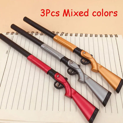 3Pcs Creative Toy Gun Gel Pens | Fun Sci-Fi Writing Set