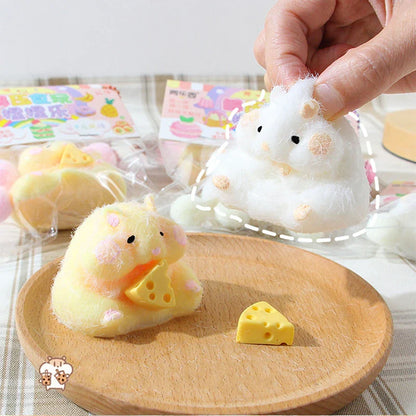 Cute Hamster Squeeze Toy | Fidget Sensory Stress Relief Gift for Kids and Adults