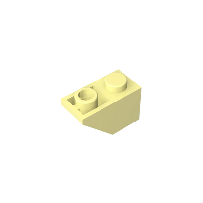 Gobricks GDS-597 Slope, Inverted 45 2x1 | Compatible Building Block for DIY