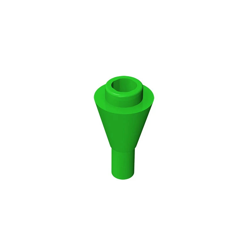 Gobricks GDS-1138 Cone 1 x 1 Inverted with Bar | Building Block for DIY Creations