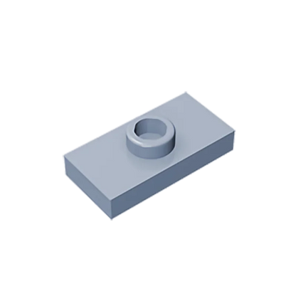 Gobricks PLATE 1X2 W. 1 KNOB | Modified Building Block Compatible with Lego 15573