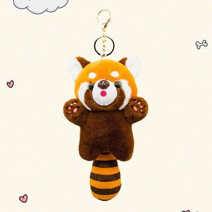Red Panda Plushie Pendant Keychain