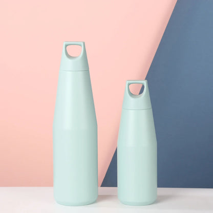 Steel Japanese Style Vacuum Thermos 580/1080ml | Double Wall Ice Cooler Sports Water Bottle