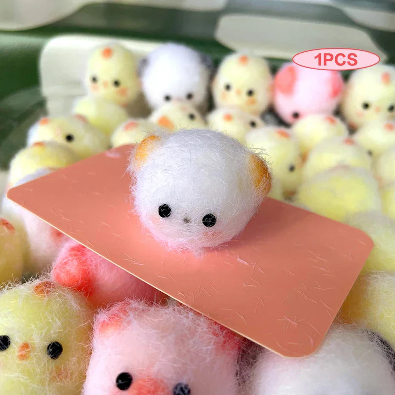 Cute Squeeze Stress Toy | Kawaii Silicone Pinch Toy Keychain