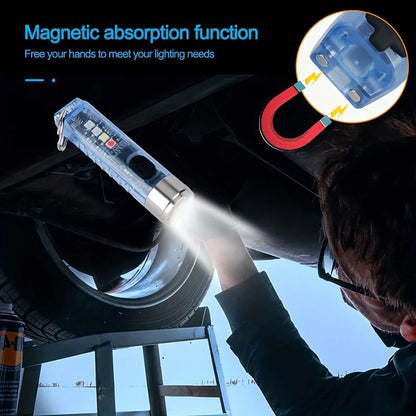 Mini Keychain Light | Portable LED Flashlight with USB Charging