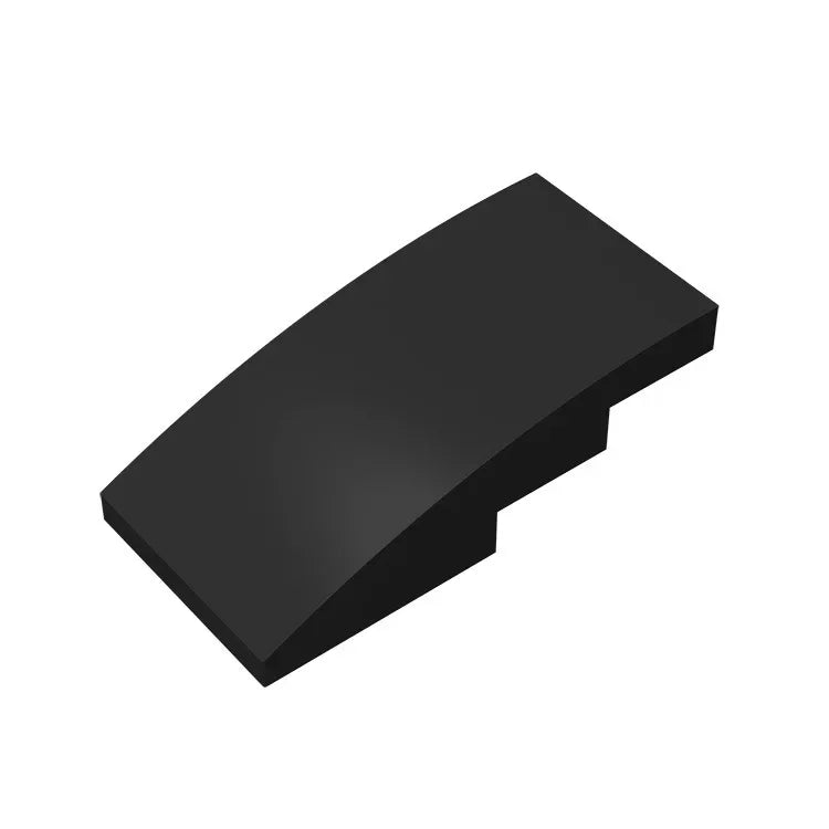 Slope, Curved 4 x 2 Building Block (Gobricks GDS-660) | Compatible with Lego 93606 Parts for DIY
