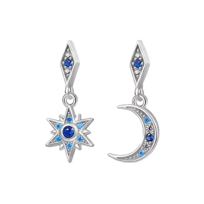 925 Sterling Silver Cherry Butterfly Shining Zircon Stud Earrings | Women's Holiday Charm Jewelry