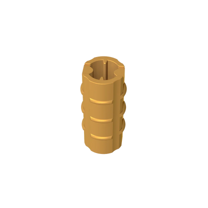 Gobricks Cross Axle Extension M 3 Ribs | Compatible Technical Building Block Connector