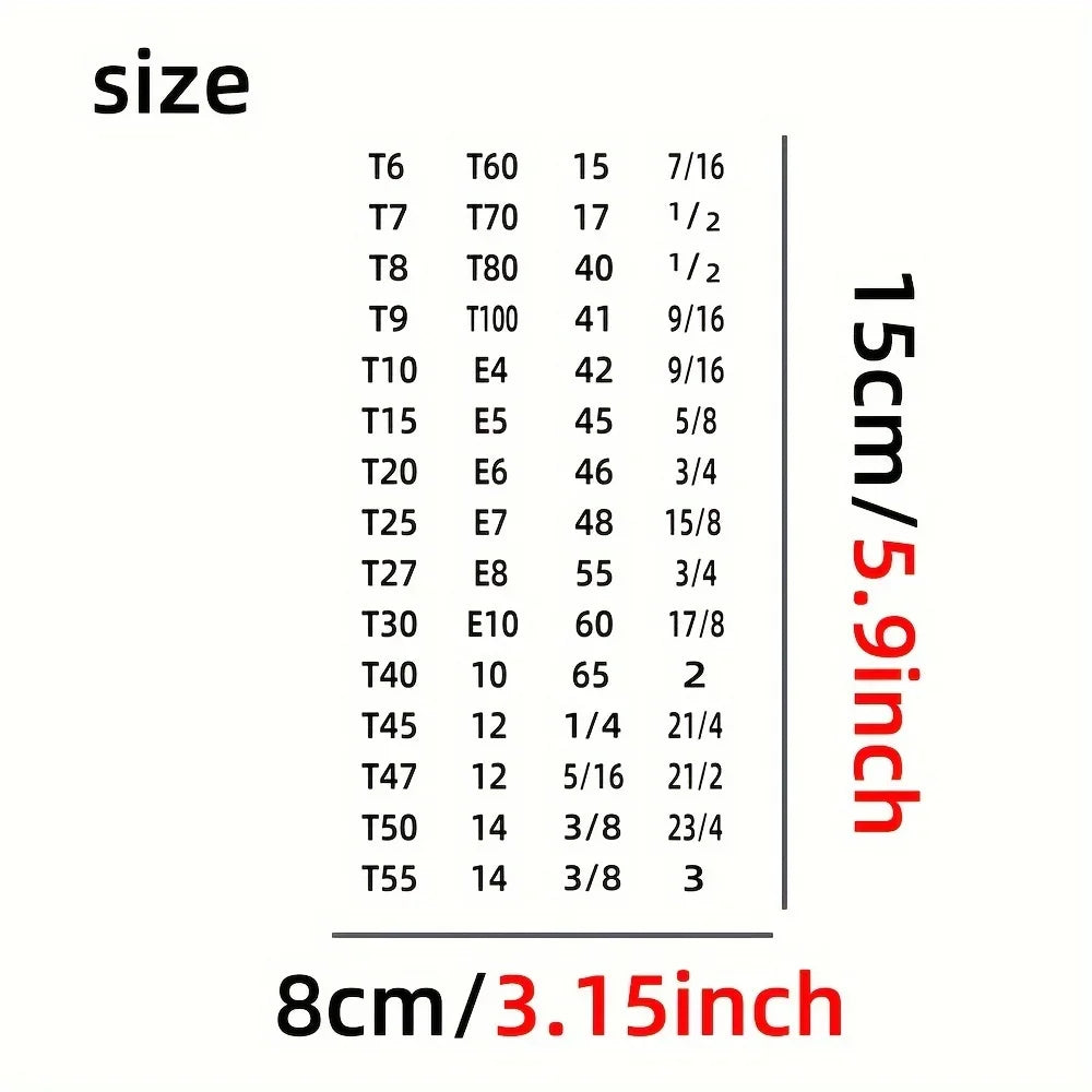 60pcs Mechanical Drive Socket Label Stickers | Quick and Easy Reminder Toolbox Decals