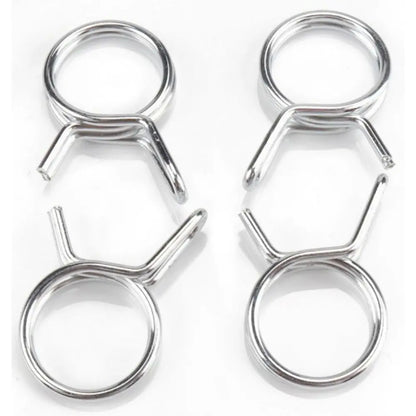 10Pcs Stainless Steel Tube Spring Hose Clamps Kit | Multi-Size Fuel Line Clips