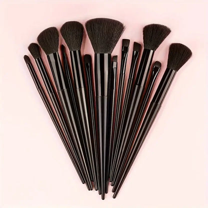 13-Piece Makeup Brush Set | Soft Fluffy Foundation Blush Highlighter Brush Kit