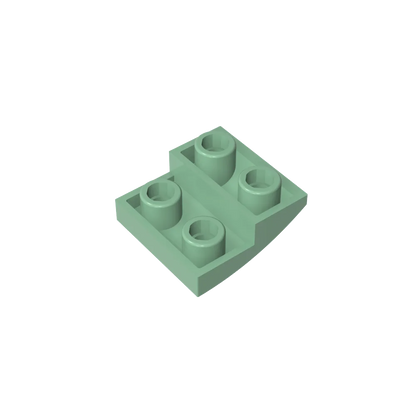 Gobricks GDS-1270 Slope, Curved 2 x 2 Inverted | Compatible with Lego 32803 Building Block
