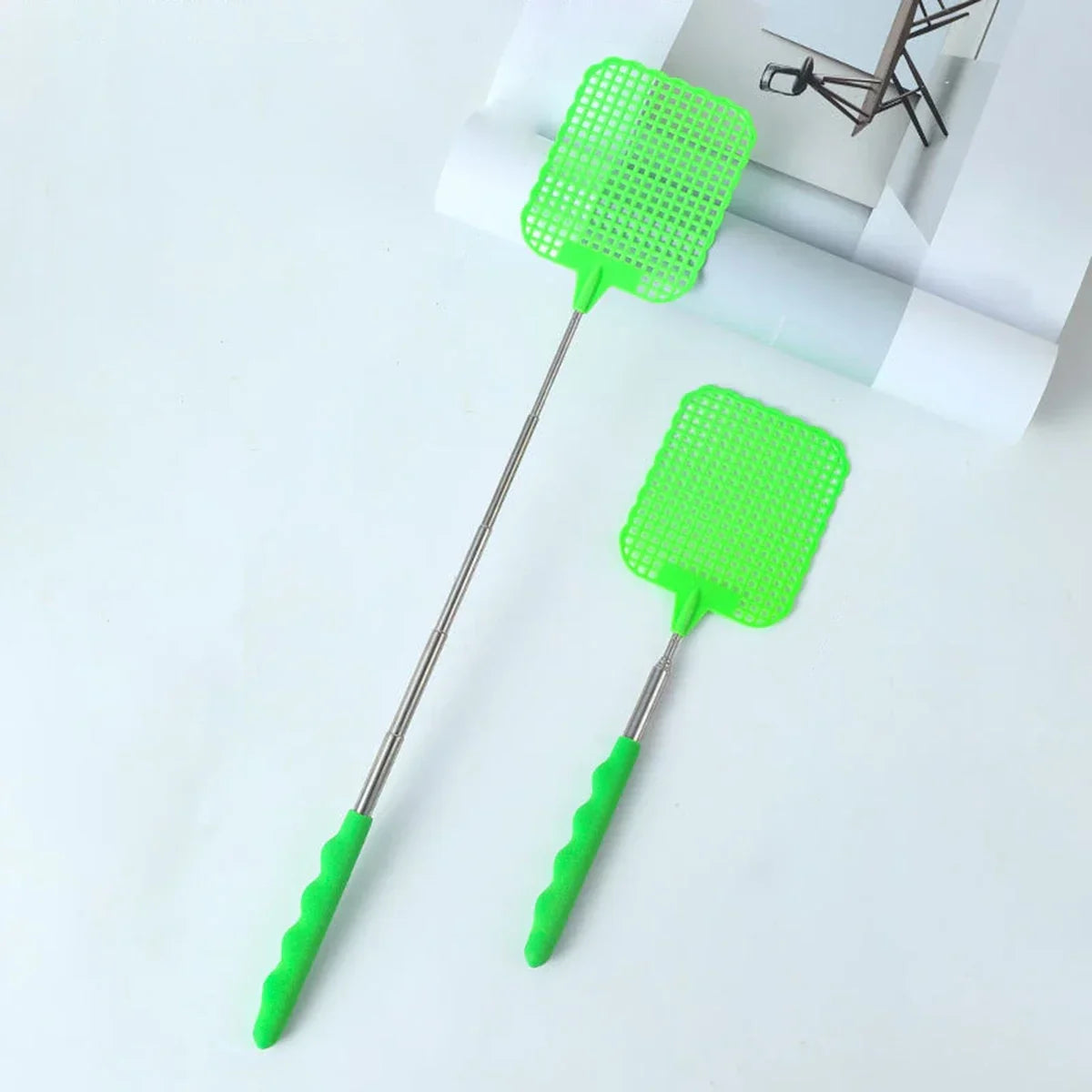 1pc Retractable Fly Swatter | Portable Mosquito Killer for Home, Travel, and Outdoor Use