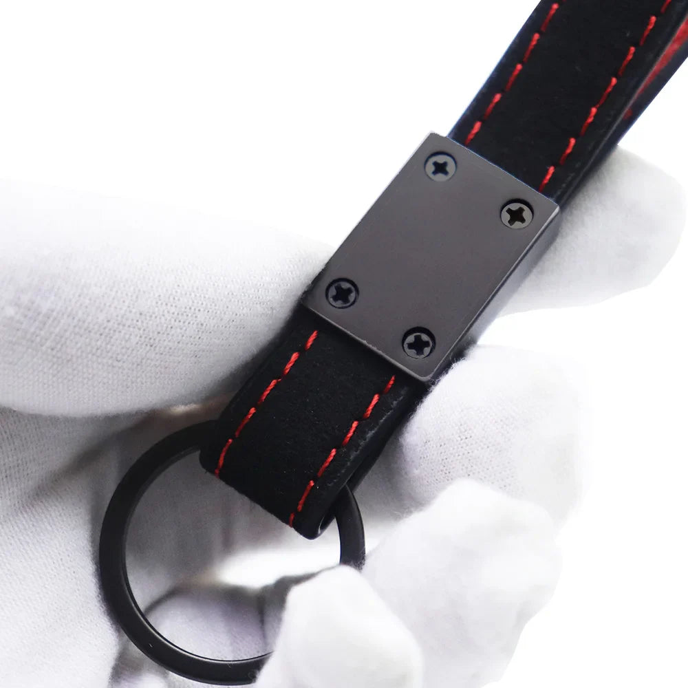 Leather Keychain for VW Key Fob | Volkswagen Key Ring Cover