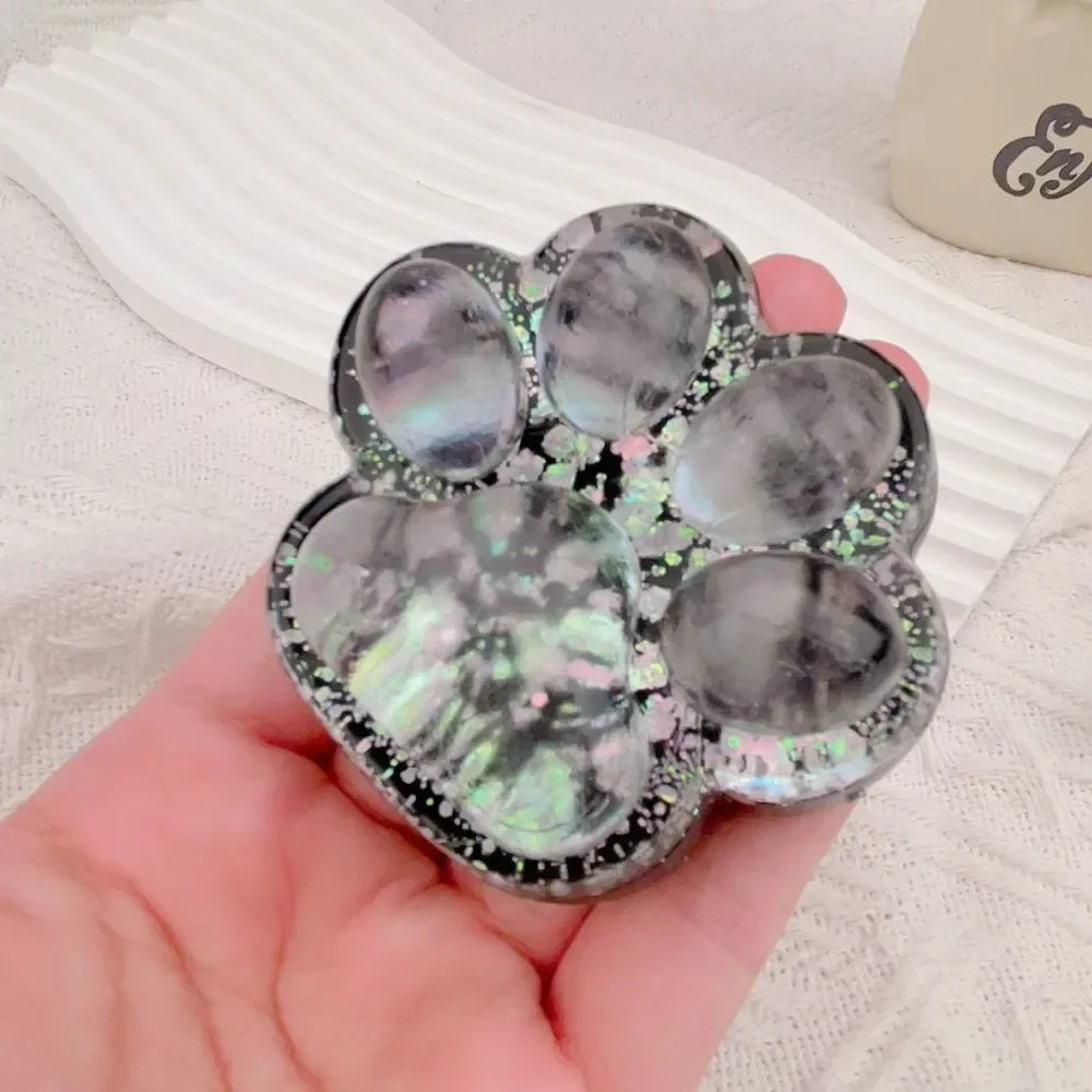 Mini Cat Paw Squeeze Toy | Silicone Pinch Decompression Toy