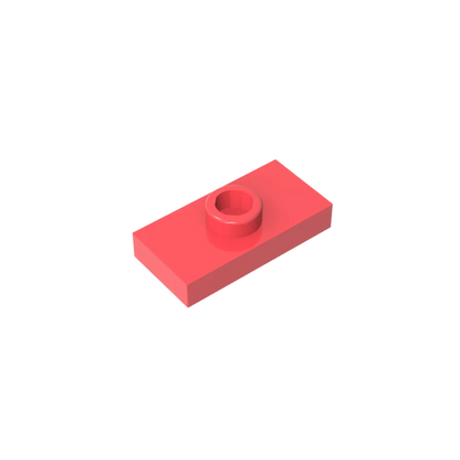 Gobricks PLATE 1X2 W. 1 KNOB | Modified Building Block Compatible with Lego 15573