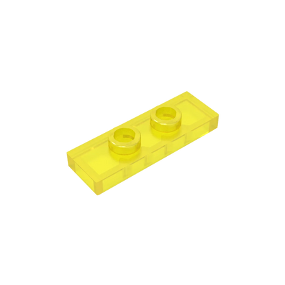 Gobricks GDS-1504 Plate, Modified 1 x 3 with 2 Studs (Double Jumper) | Compatible Building Block Piece