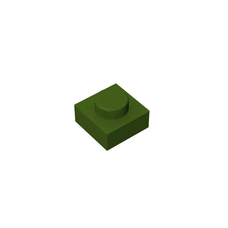 Gobricks GDS-501 Plate 1 x 1 | Compatible Building Block for Creative Builds