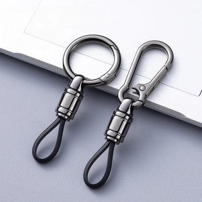 Metal Keychain for Men | Premium Anti-Lost Car Key Ring with Belt Clip