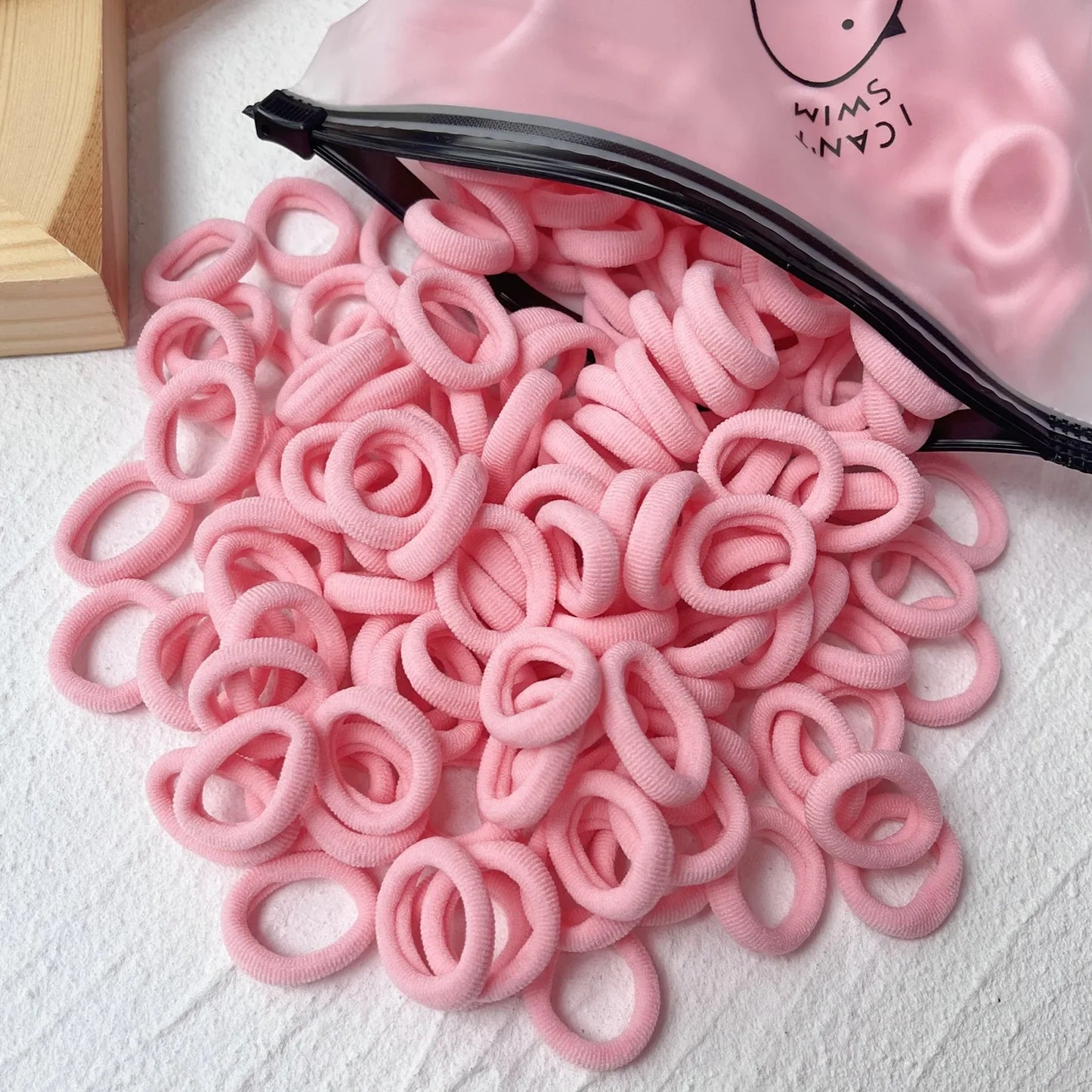 20/50-Pack Kids Elastic Hair Bands, Colorful Girls Scrunchies & Baby Hair Ties