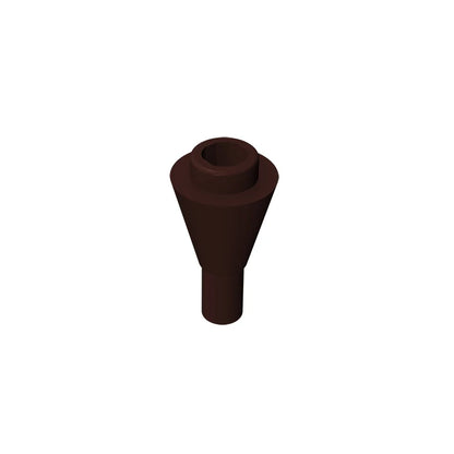 Gobricks GDS-1138 Cone 1 x 1 Inverted with Bar | Building Block for DIY Creations