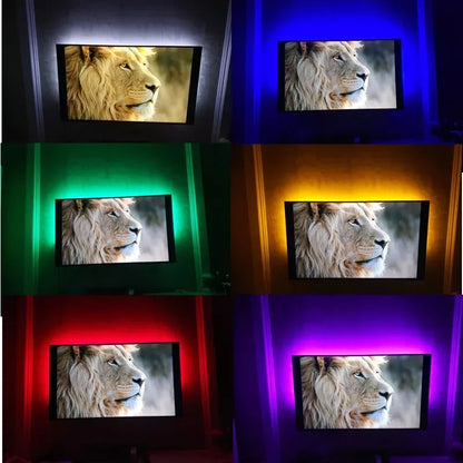 5V USB LED Strip Lights | Flexible Home TV Background Lighting