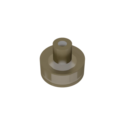 Gobricks Tile Round 1x1 with Bar and Pin Holder | Compatible Building Block