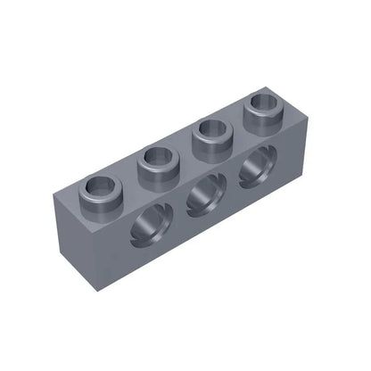 Gobricks GDS-625 Technical Brick 1x4 3-Hole | Compatible with Lego 3701