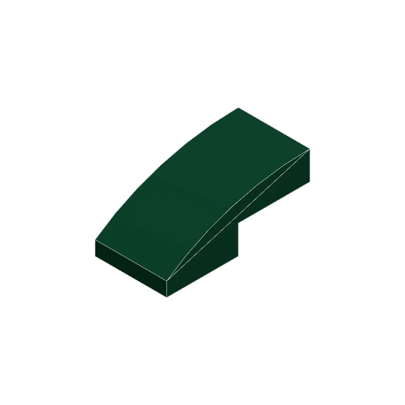 50pcs 11477 Slope Curved 2 x 1 Bricks Bulk | Modular Building Blocks for MOC