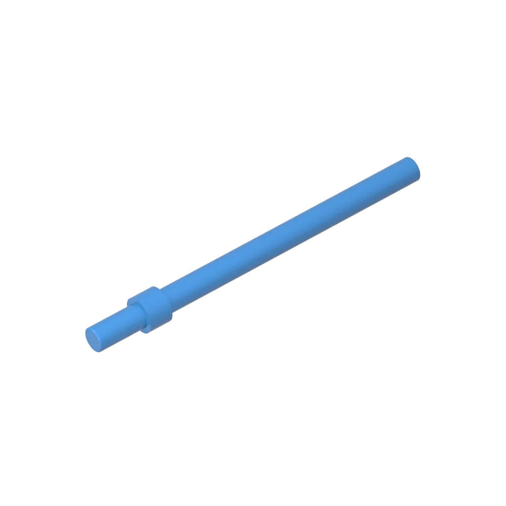 Gobricks GDS-905 Bar 6L with Stop Ring | Technical Building Block Piece Compatible with Lego 63965