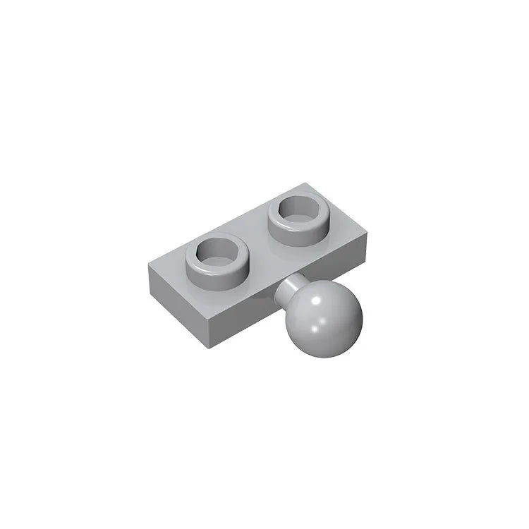 Plate, Modified 1 x 2 with Tow Ball on Side | Gobricks Building Block
