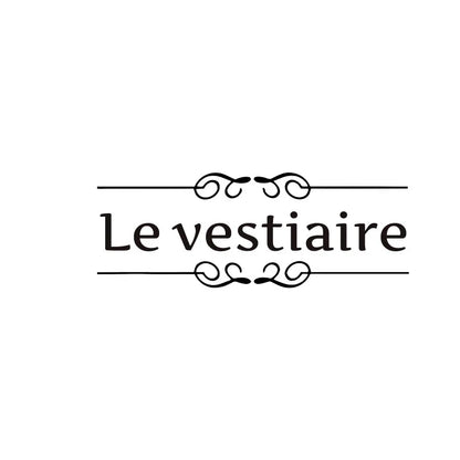 French Bathroom Toilet Sign Vinyl Sticker Decal | WC Entrance Sign Door Decal for France Home