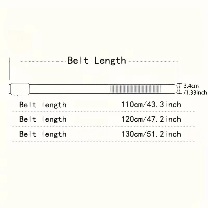 Men's Automatic Ratchet Belt - PU Leather 3.4 cm (1.34 in) Width, Business Casual Belt for Pants & Jeans, Ideal Gift