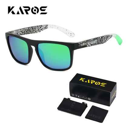KAROS Polarized Sunglasses | UV400 Square Shades for Outdoor Sports