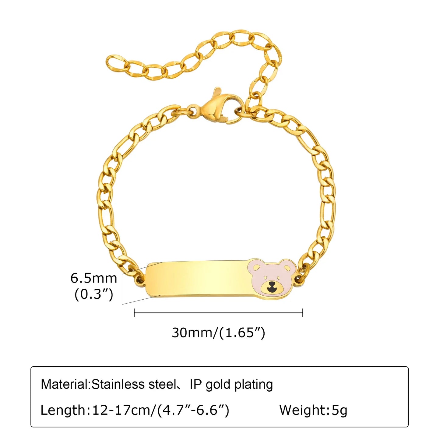 Custom Stainless Steel Name Bracelet | Personalized Gift for Daughter