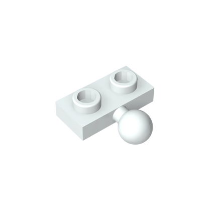 Plate, Modified 1 x 2 with Tow Ball on Side | Gobricks Building Block