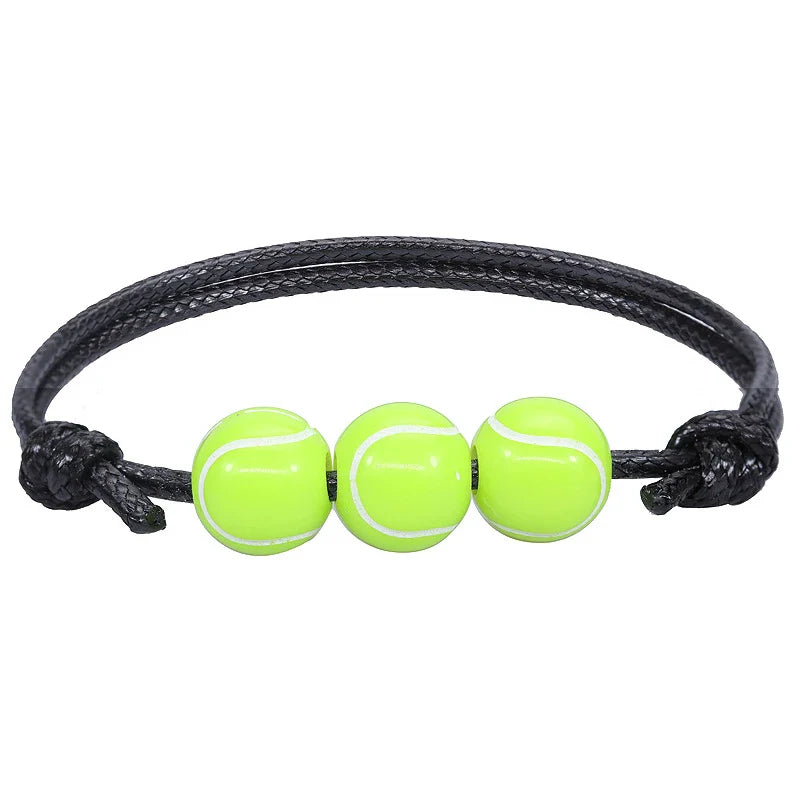 Sports Bracelet Set | 5 or 10 Pack Adjustable Beaded Bracelets for Sports Theme Parties