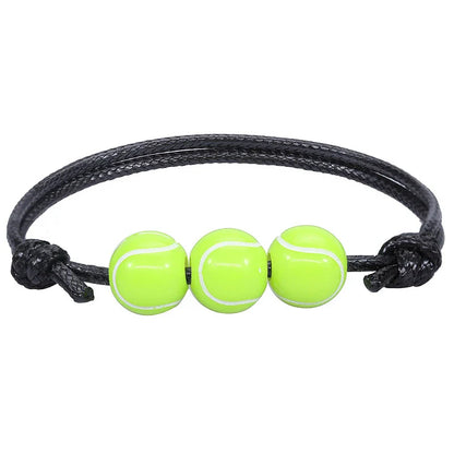 Sports Bracelet Set | 5 or 10 Pack Adjustable Beaded Bracelets for Sports Theme Parties