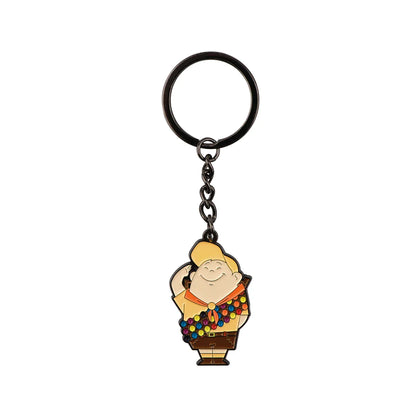 Vintage Motorcycle Keychain | Cartoon Metal Keyring for Backpack