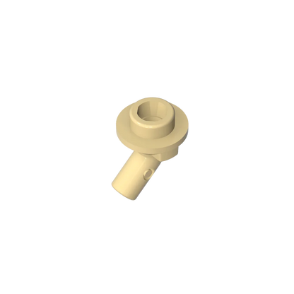 Gobricks GDS-2192 Bar, Angled with Stud on End | Compatible with Lego 65578 Technical Building Block