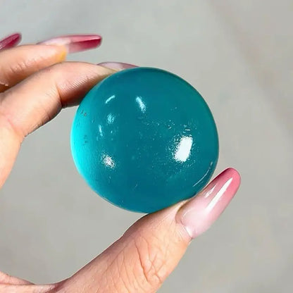 Transparent Blue Stress Relief Toy | Slow Rebound Sensory Fidget