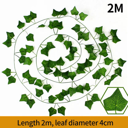 1/2m Artificial Vine Simulated Flower Artificial Flowers Home Decor Greenery Party Wedding Supplies Outdoor Decorations