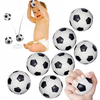2Pcs Foam Soccer Stress Balls | Squeeze Toy for Anxiety Relief and Party Favors