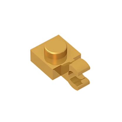 Gobricks GDS-813 1x1 Plate with Vertical Holder | Compatible with Lego 6019 and 61252
