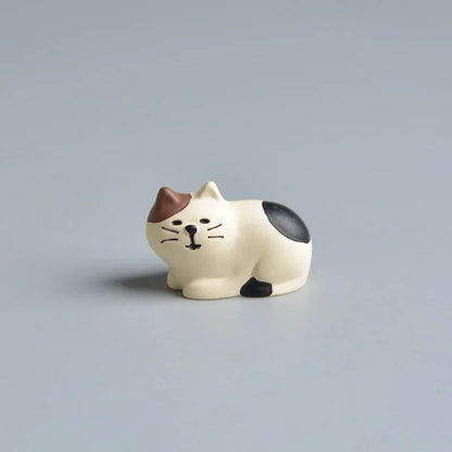 1pc Miniatures Resin Cute Cat Home Handicraft Desktop Ornaments Micro Landscape Scene Decoration Photography Props Figurines