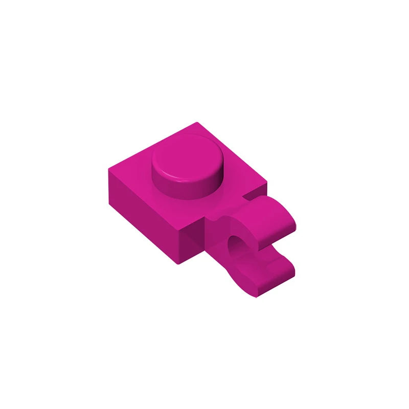 PLATE 1X1 W/HOLDER VERTICAL Building Block | Compatible with Lego 6019 61252