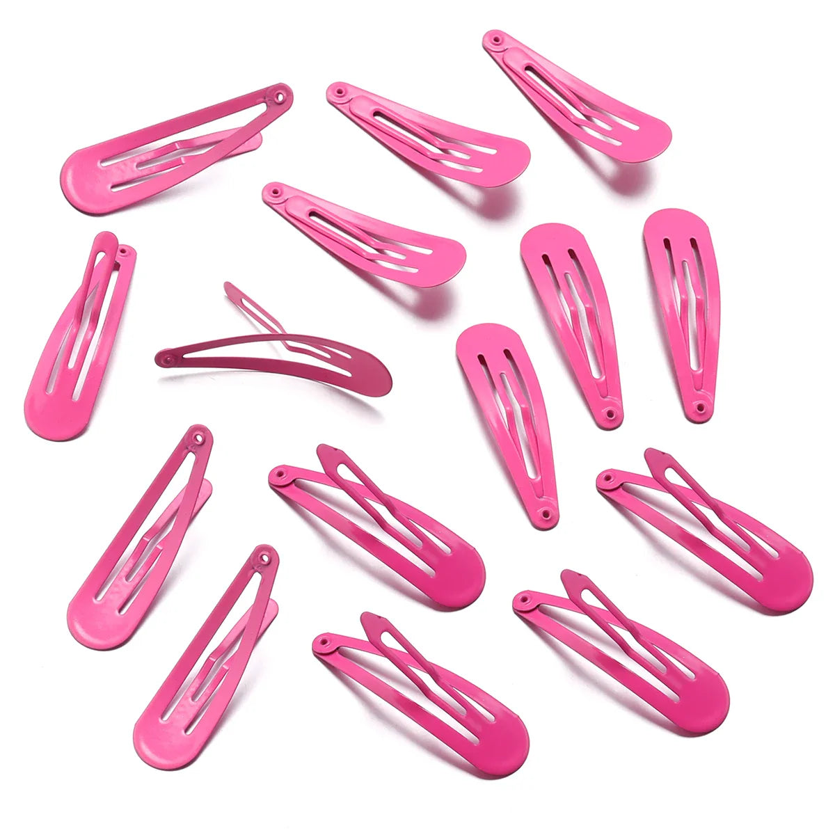 50-Pack Metal Candy Color BB Hair Clips – Waterdrop Hairpins for Kids, Girls & Women | Y2K