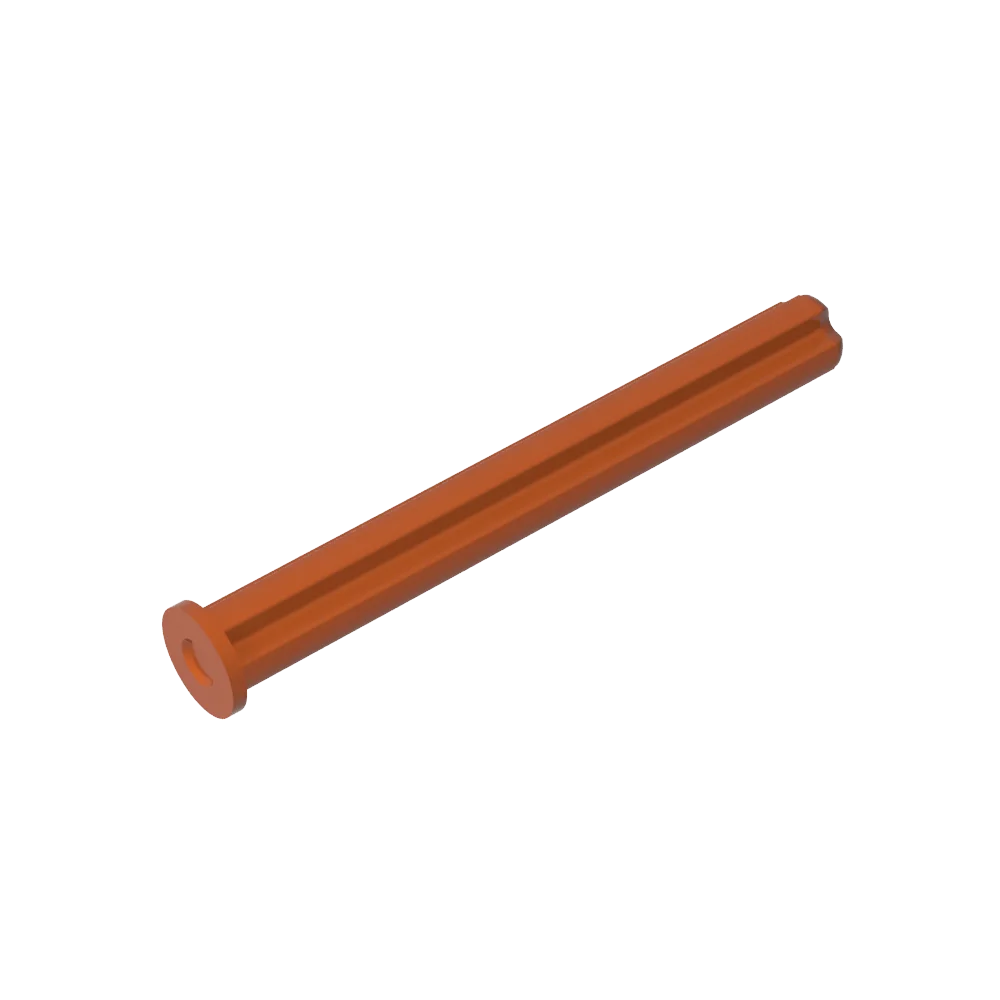 Gobricks GDS-908 Plate 2 x 4 Technical, Axle 5 with Stop | Building Block for MOC and DIY