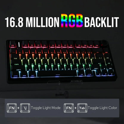 F75 Pro Gasket Mounted Wireless Gaming Mechanical Keyboard